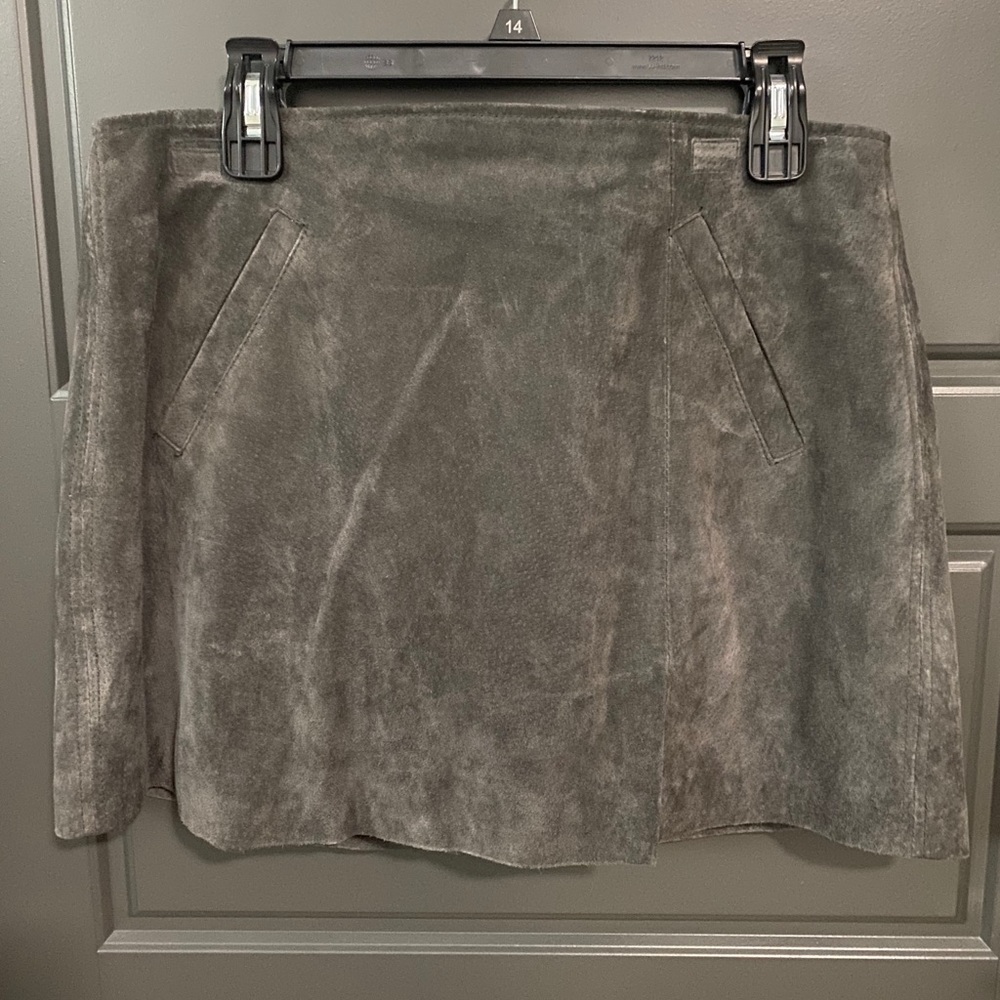 BLANKNYC Suede mini skirt